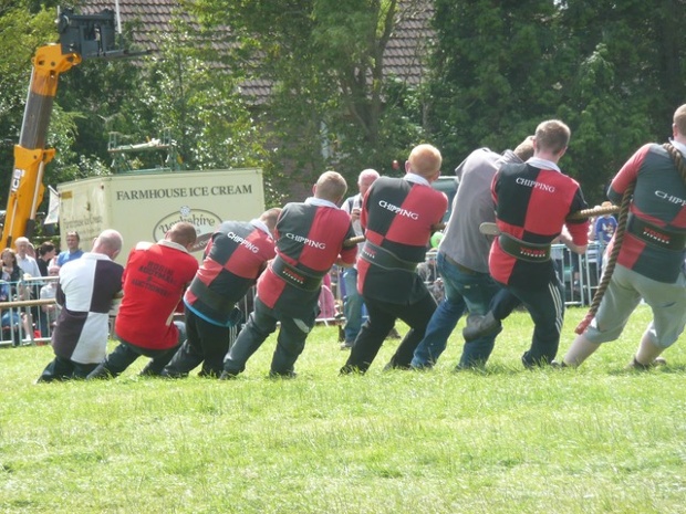 'Tug of War: Tug of War at Great Eccleston & District Agricultural Society Annual Show in Lancashire on 13 July 2014.'