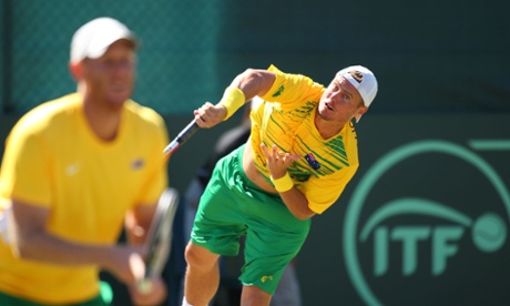 Lleyton Hewitt Chris Guccione Australia Davis Cup