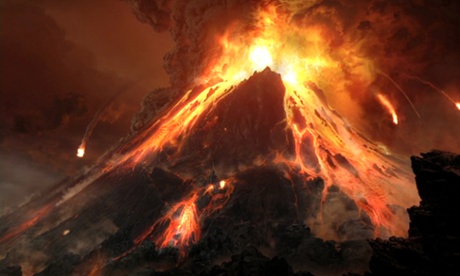 Mount Doom in Lord of the Rings