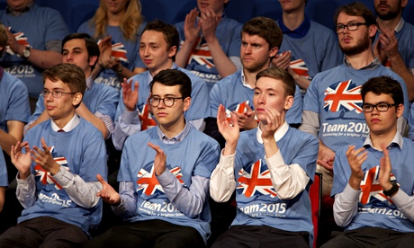 Young Tory activists, party conference in Birmingham. 