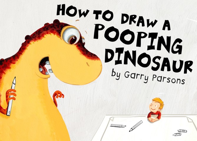 pooping dinosaur