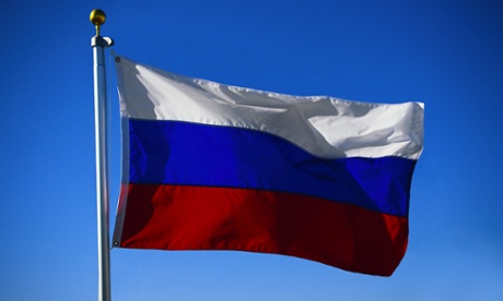 russian flag.