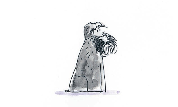 Schnauzer: A big supporter of Movember.