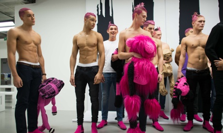 From pink hair to Lego beards, hair from London Collections: Men - in pictures