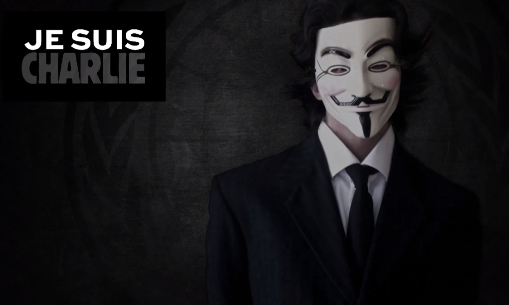 Anonymous target terrorist Twitter accounts after Charlie Hebdo attack
