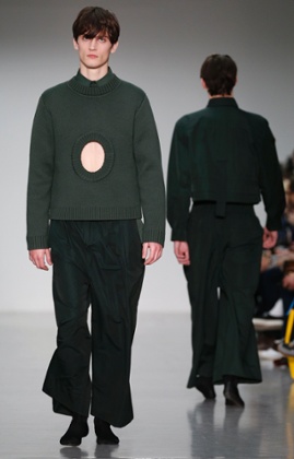 Models on the catwalk during the Craig Green show