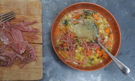 Ham hock soup
