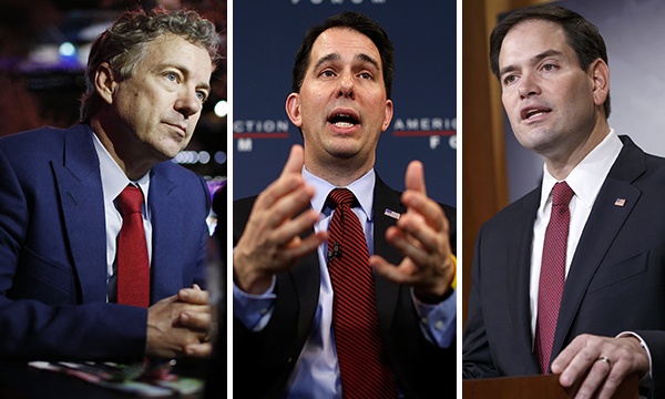 Who will lead the right? New breed of Republicans compete to take on Clinton