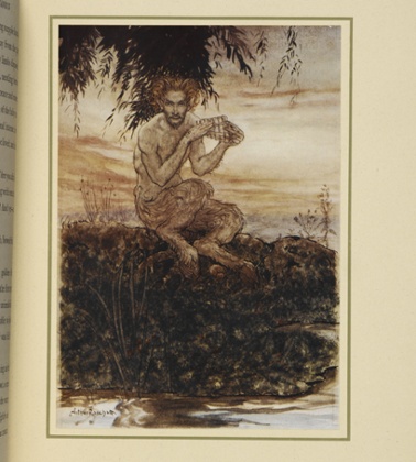 The god Pan Wind in the Willows illustrated by Arthur Rackham 1940