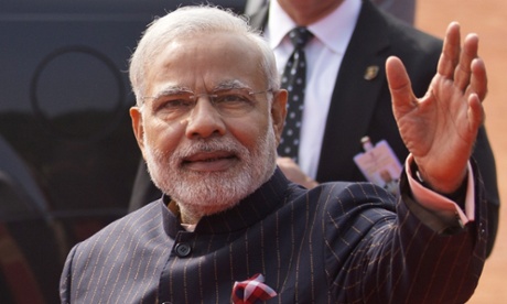 Narendra Modi's monogrammed suit raises nearly £450,000 at auction