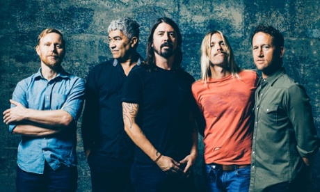 Glastonbury bound: the Foo Fighters are the first major act to be announced for this year's festival.