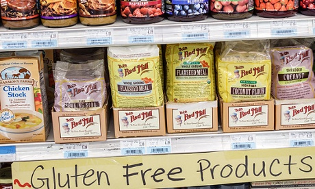 In the US nearly a quarter of all product launches have gluten-free claims. Photograph: Alamy