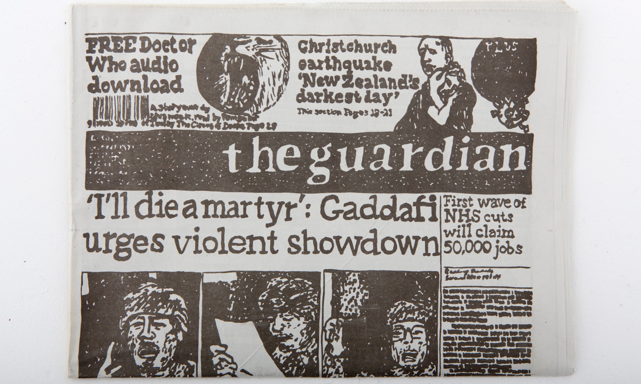Artist behind hand-drawn copies of the Guardian revealed