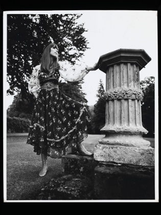 Floral cotton voile dress, 1969.