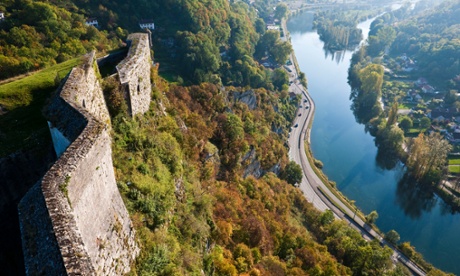 Besançon Citadel, overlooking the river Doubs.