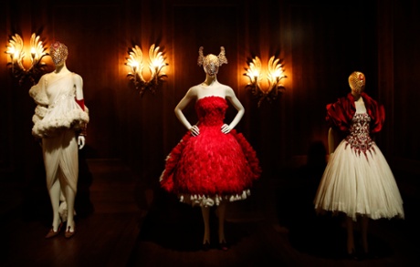 Dresses from McQueen's The Girl Who Lived in the Tree autumn/winter 2008 collection.