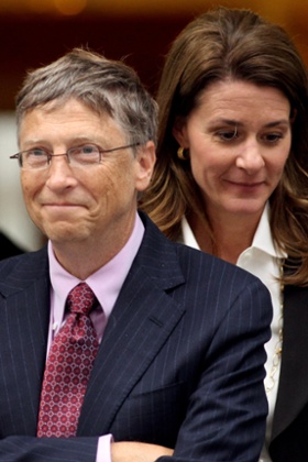 Bill and Melinda Gates.