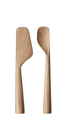 Wooden spoon and spatula set designed by Aurélien Barbry for Georg Jensen.
