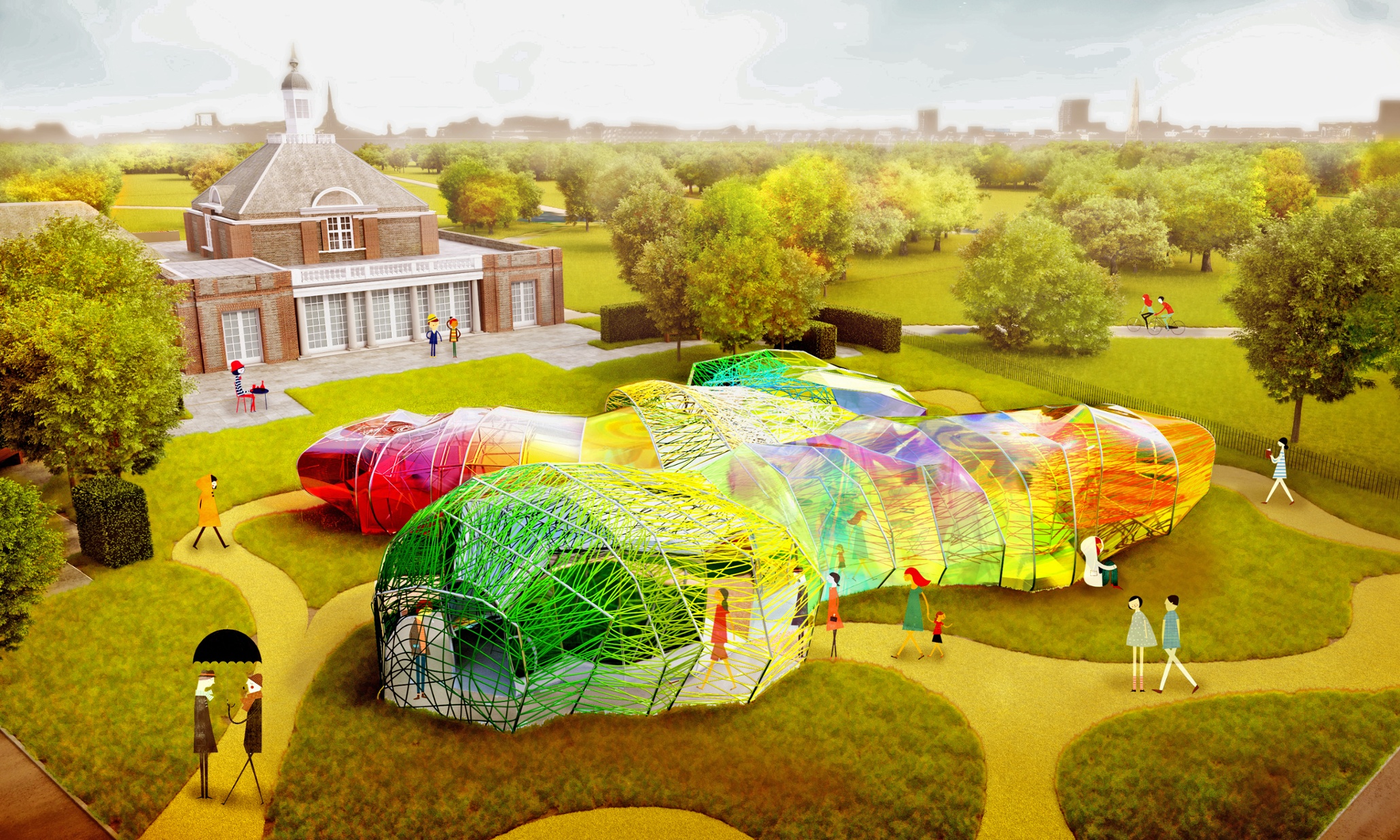 Magic mushroom maze: this summer's Serpentine pavilion will be a psychedelic trip