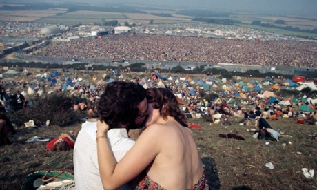 An estimated 600,000 revellers attended the Isle of Wight festival in 1970.