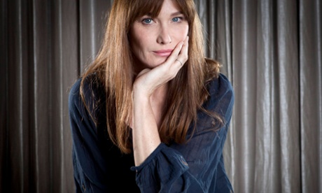 Singer Carla Bruni-Sarkozy.