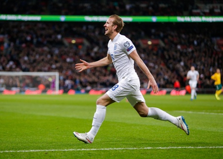 It's no wonder he's got a big smile on his face, Kane scored with just his third touch only 80 seconds after coming on.
