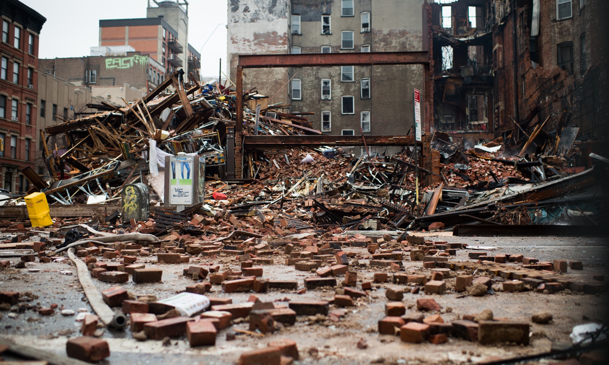 New York explosion may have been caused by people accessing gas line