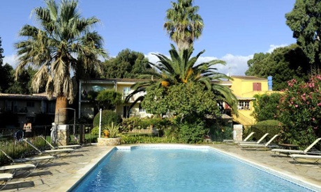 A swimming pool in Corsica.