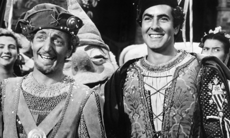 Everett Sloane and Tyrone Power in Prince of Foxes.