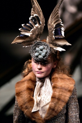 A creation from the autumn/winter 2006-07 collections in Paris.