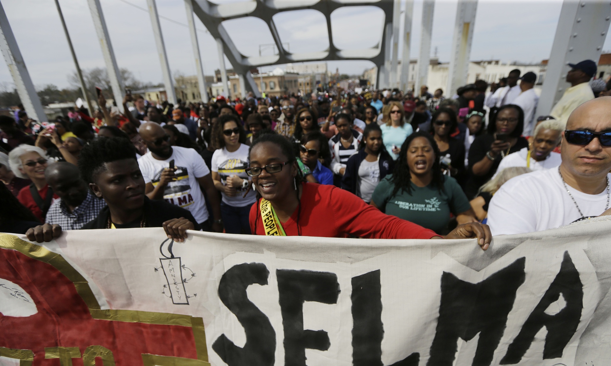 Holder and Obama mark Selma events with call for voting rights protections