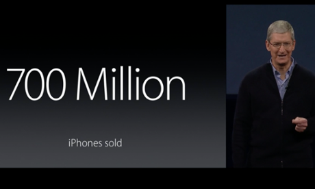 700m iPhones sold