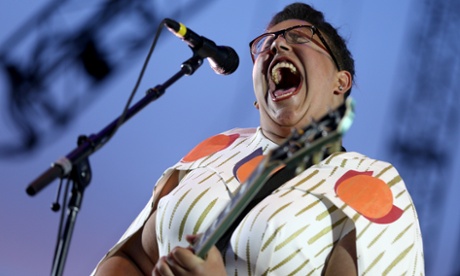 Mouth almighty: Brittany Howard of Alabama Shakes at Coachella.