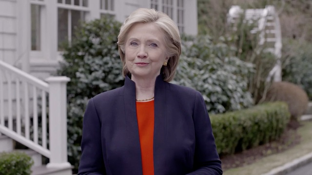 Hillary Clinton is stepping over the White House threshold in yet