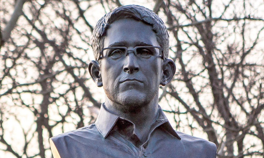 Edward Snowden bust artists want 'gift to the city' returned to Brooklyn park