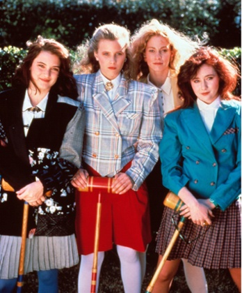 The cast of Heathers - inspiring Hillary Clinton since the 1990s
