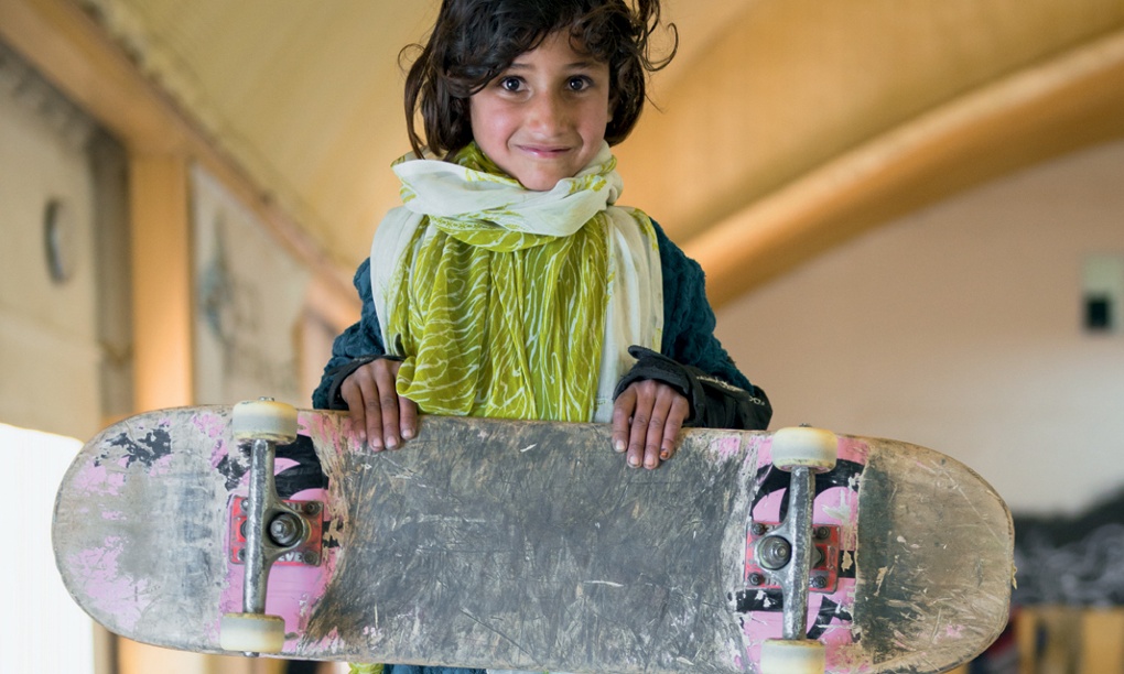 For Kabul schoolgirls, learning to ride a skateboard is pathway to liberation