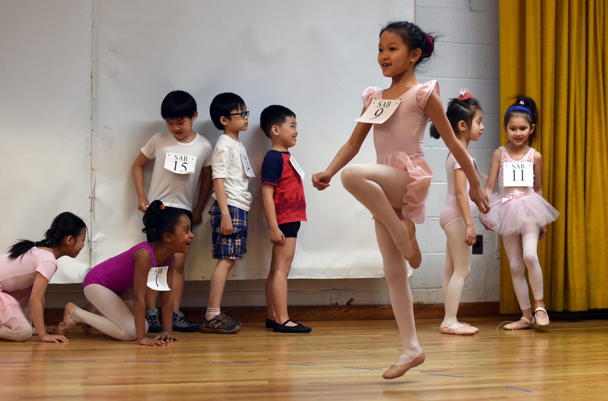 Tiny dancers: New York children audition at ballet academy – in pictures