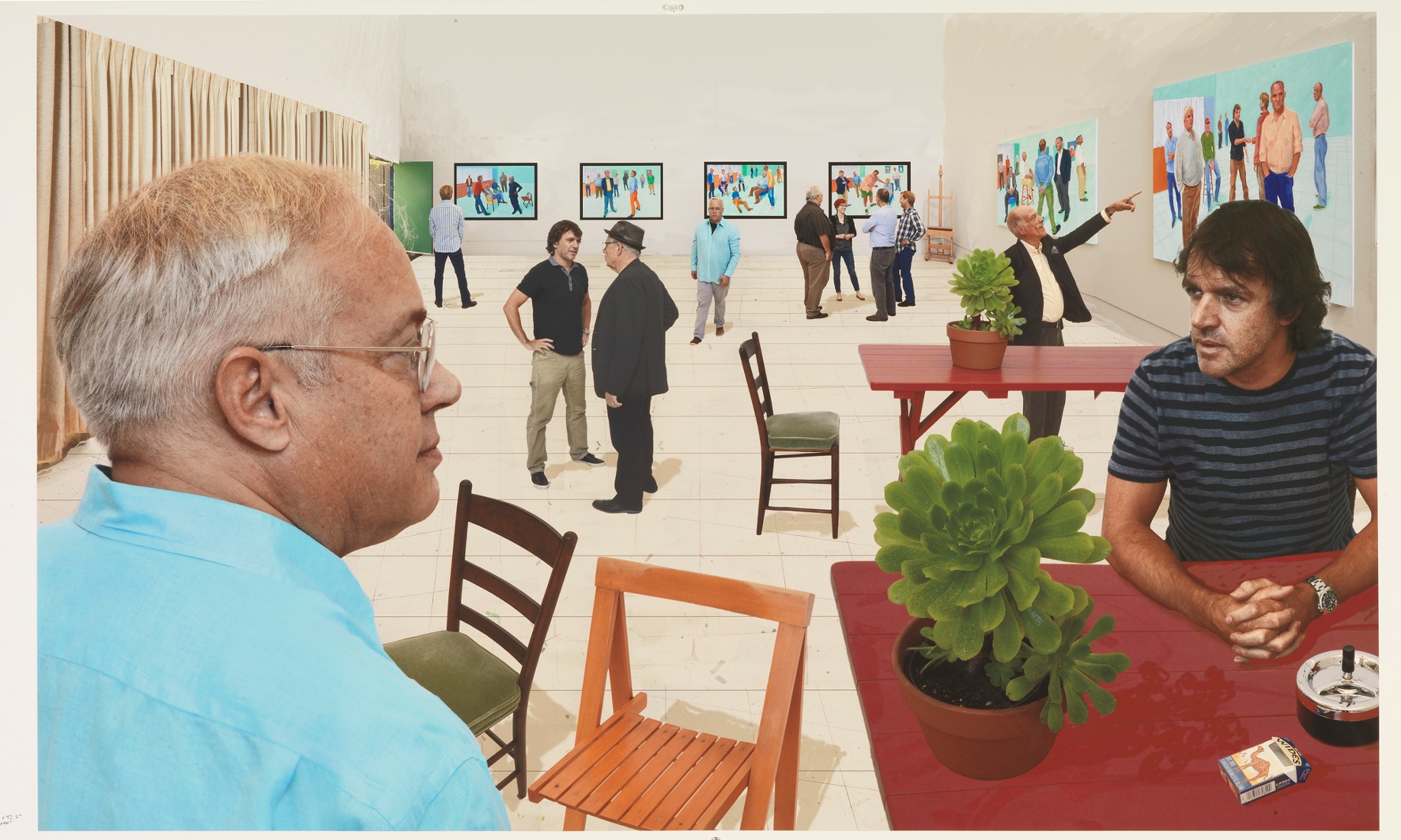 David Hockney changes perspective with move indoors for London show