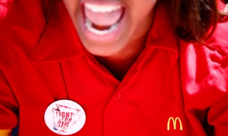 Us Money mcdonalds protests