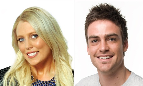 Australian radio station 2Day FM presenters Mel Greig (left picture) and Michael Christian (right).
