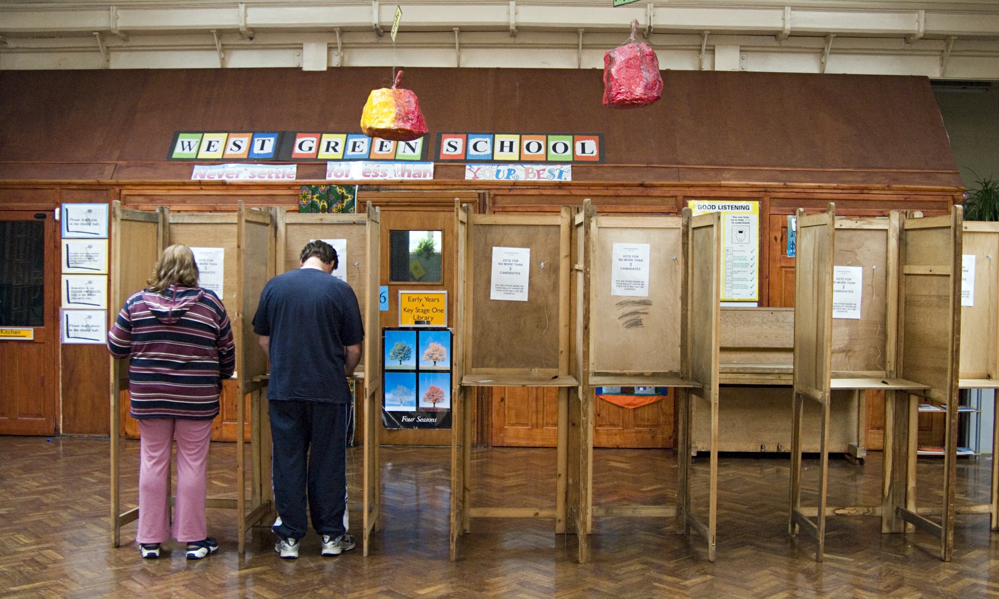 A Scene at a Polling Booth