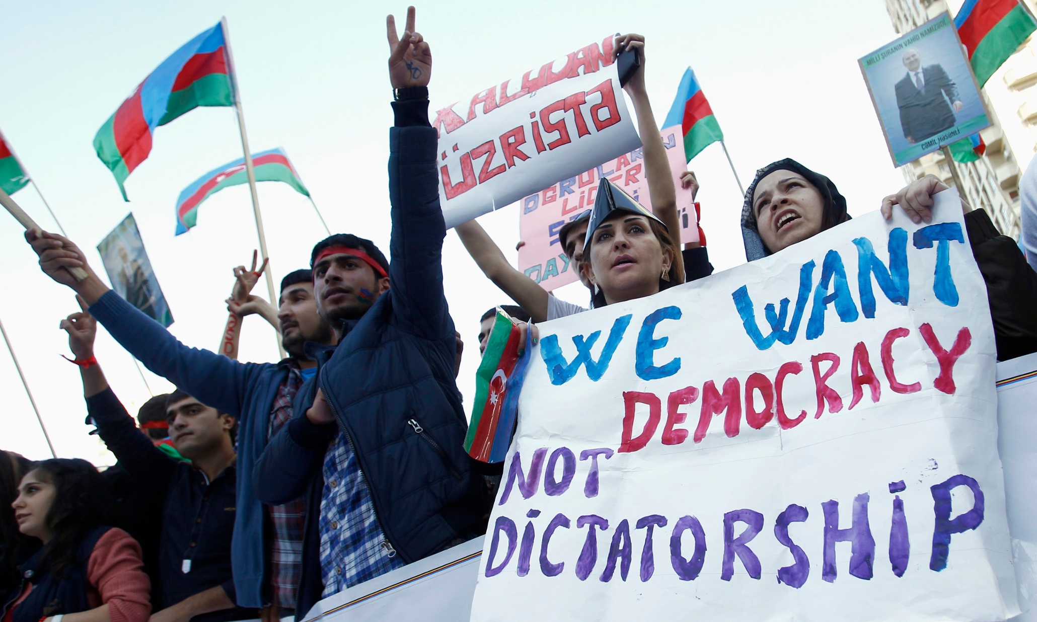 Azerbaijan jails two   rights campaigners