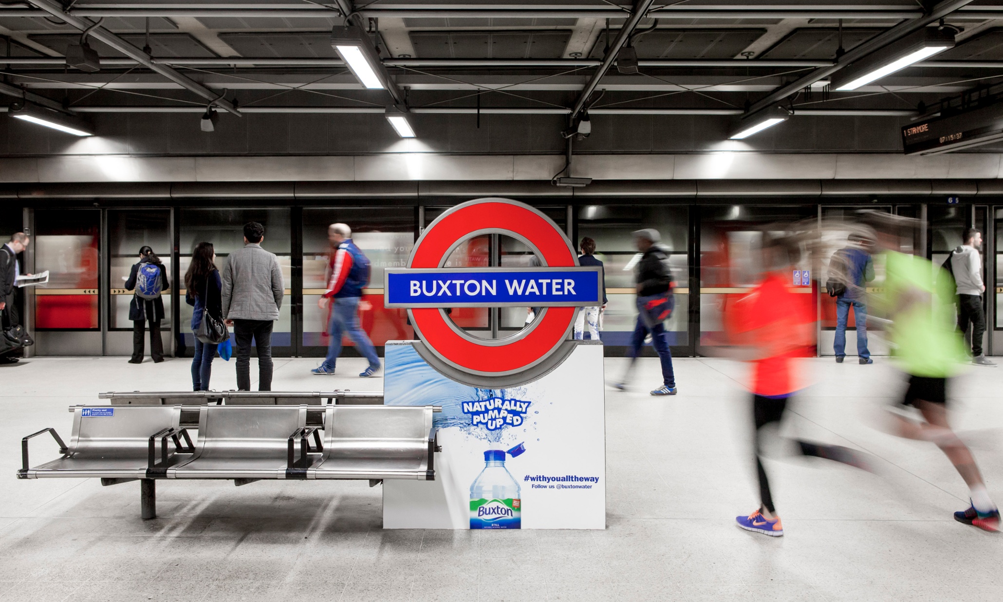 London Underground agrees first tube station sponsorship on marathon day | UK news | The Guardian
