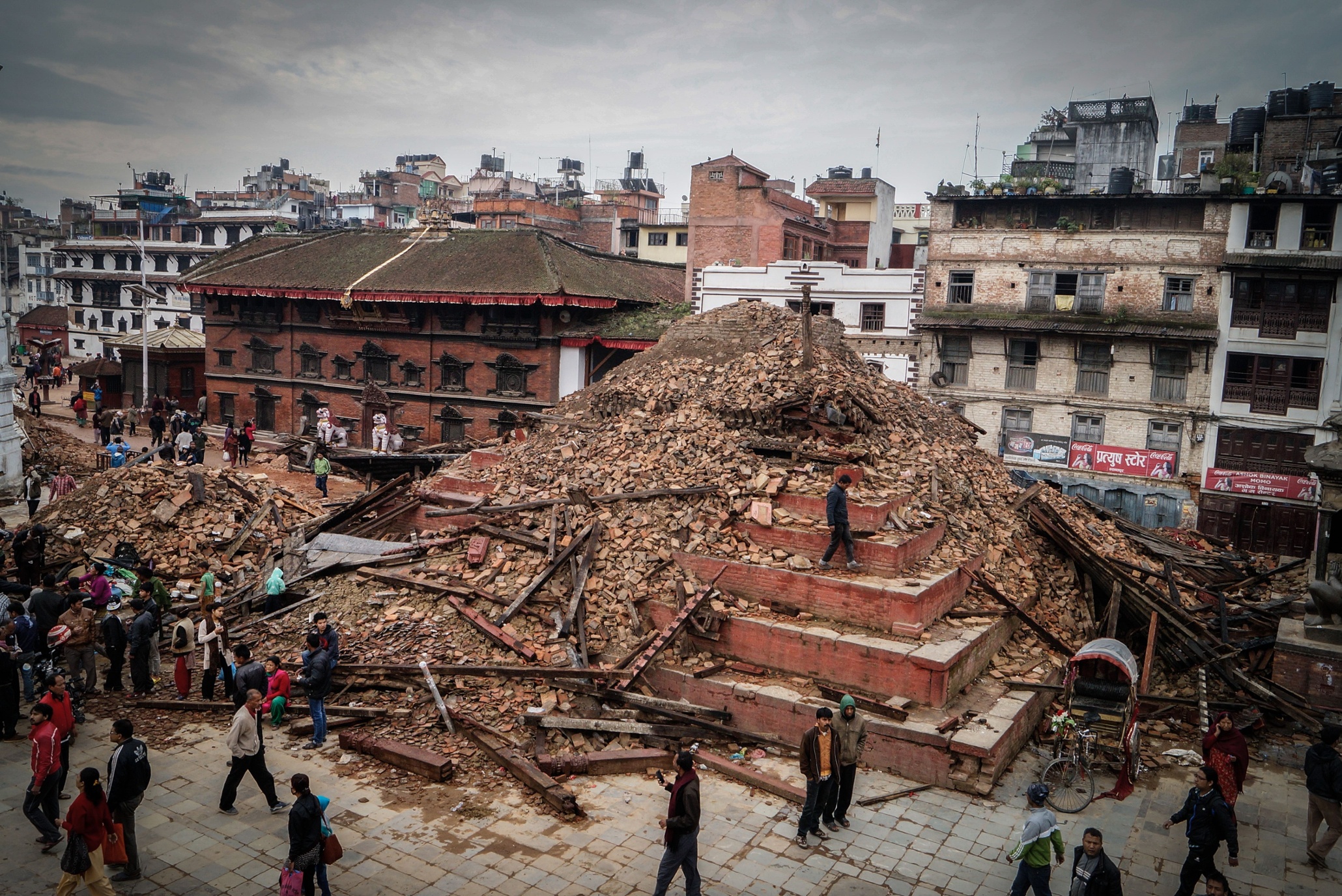 Kathmandu Nepal Before And After The Earthquake In Pictures World 