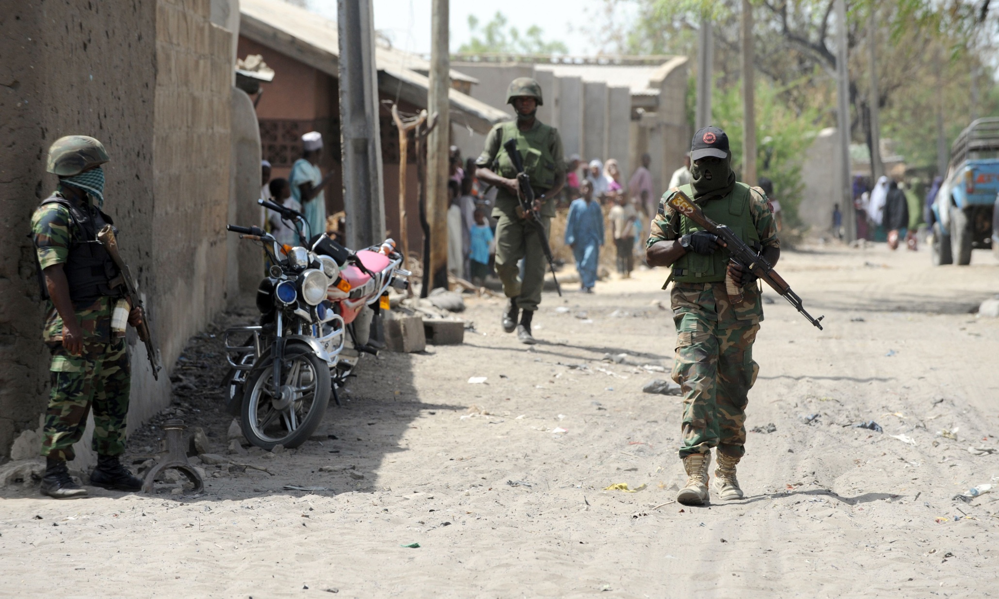 Nigerian army 'rescues 200 girls and 93 women' in strike against Boko Haram