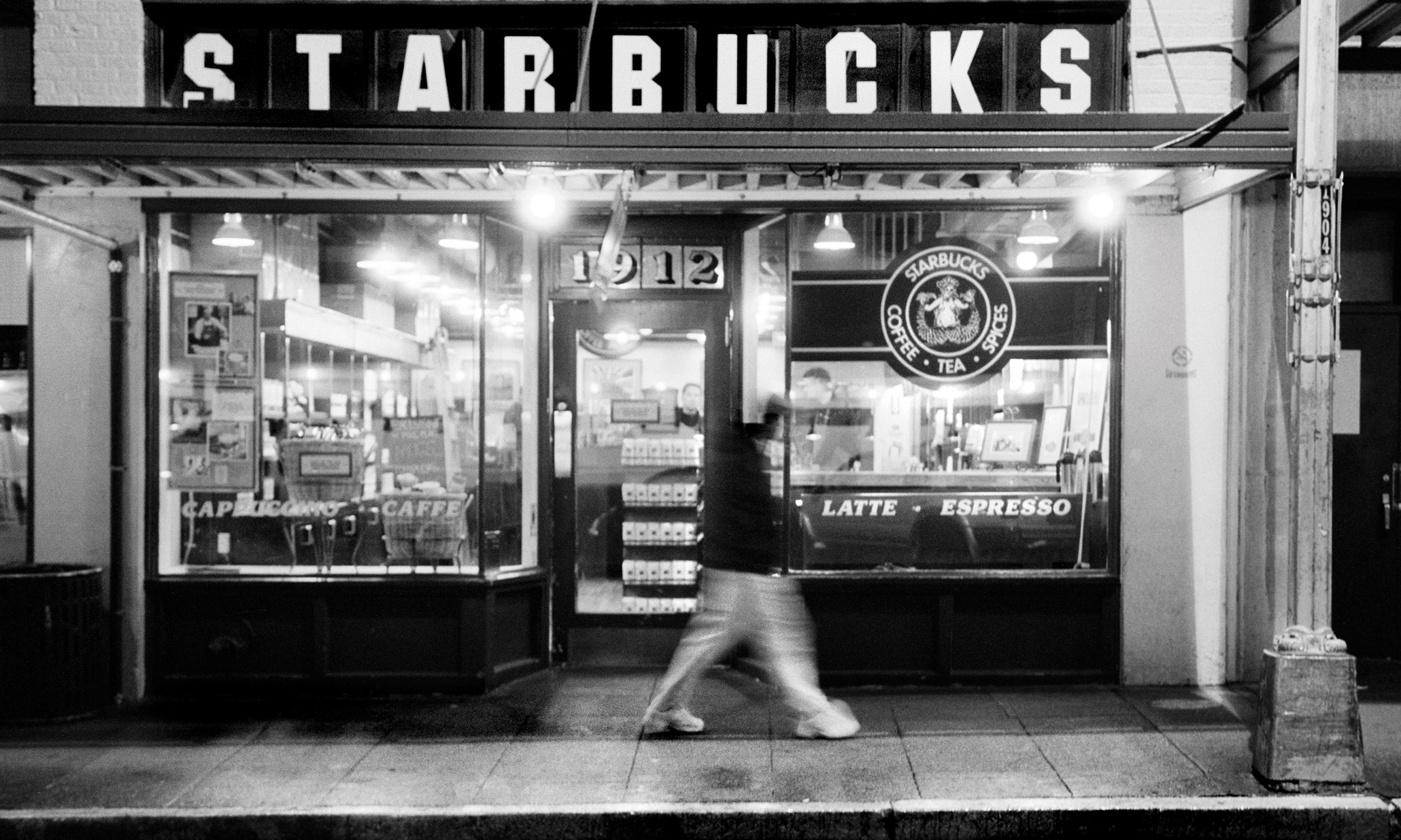 The first Starbucks coffee shop, Seattle - a history of cities in 50 ...