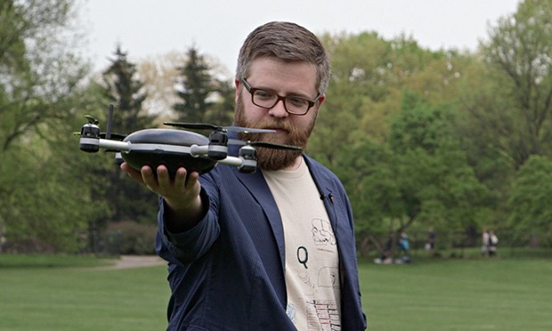 Testing the 'selfie drone' in Central Park – video