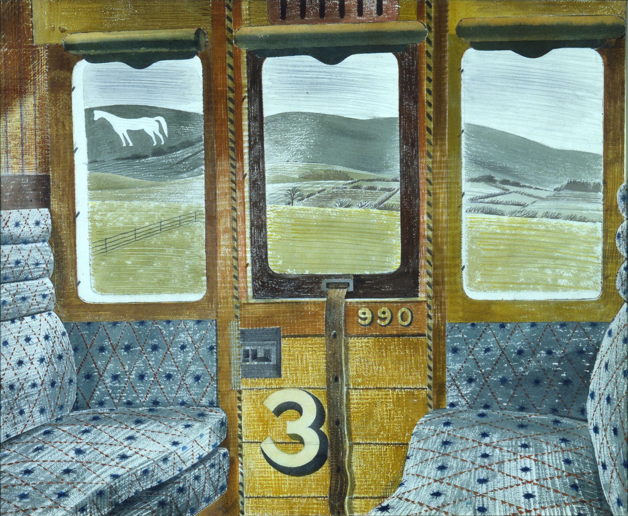 As the English resist their national identity, here's a painter who reminds you there can be beauty in it
