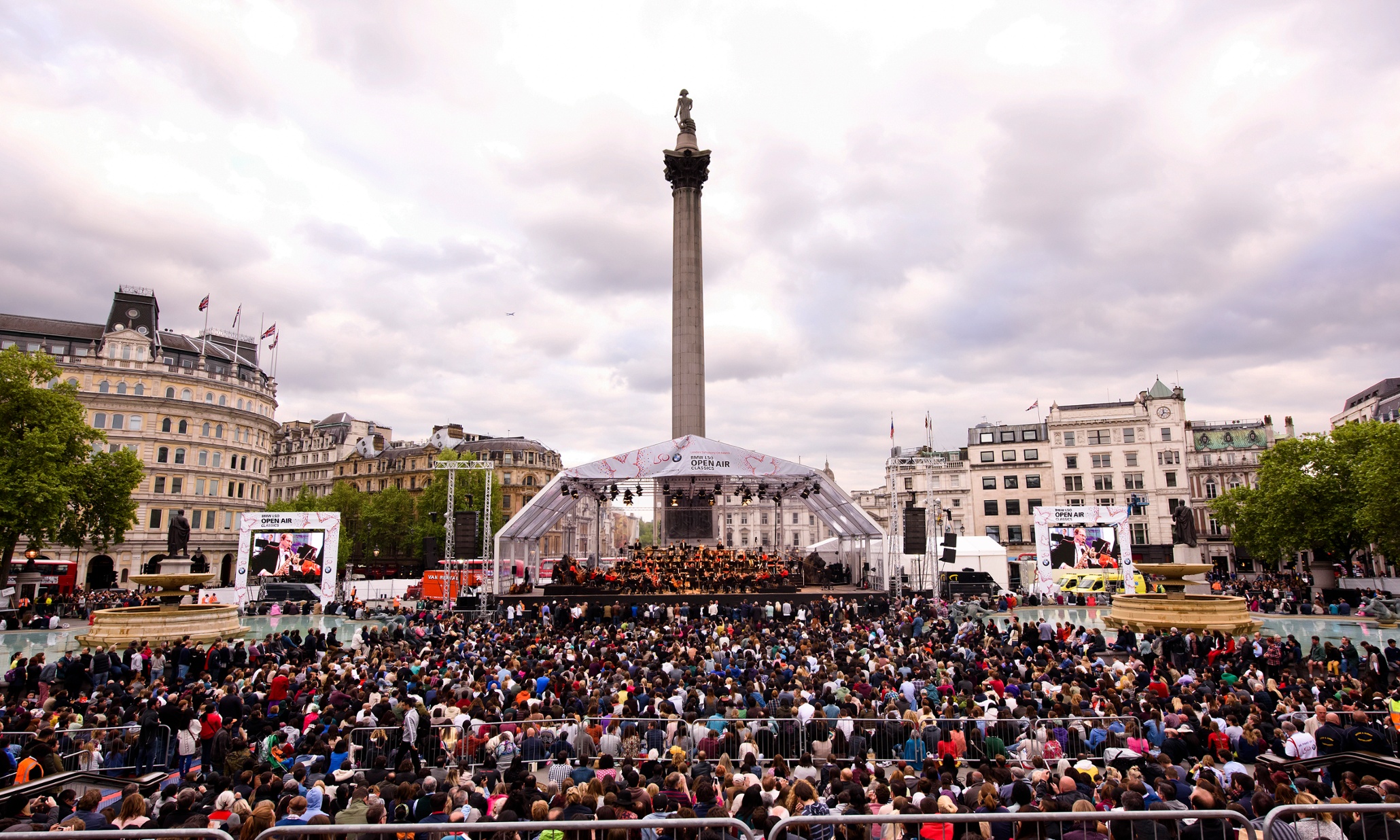 The London Symphony Orchestra's Trafalgar Square concert 2015: in pictures